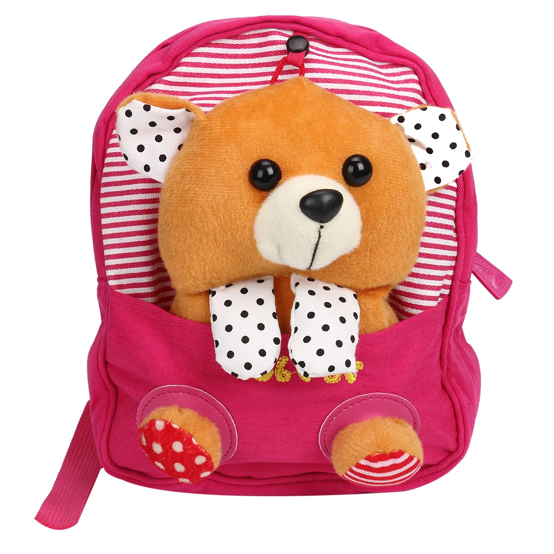 Новинка года; Детские рюкзаки с 3D изображением животных; фирменный дизайн; рюкзак для мальчиков и девочек; школьные сумки из неопрена для маленьких детей; сумка с рисунком для детского сада - Цвет: Розовый