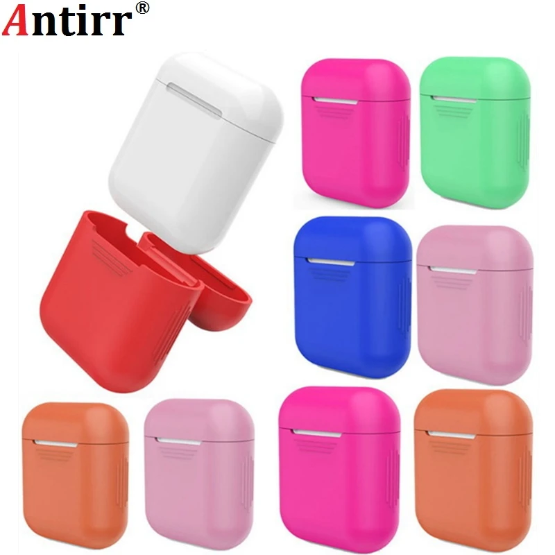 Силиконовый чехол для Apple Airpods защитный защиты от потери аксессуары беспроводных