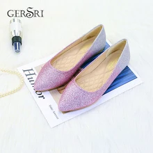 Gersri/женские лоферы на плоской подошве, большие размеры, женская модная повседневная обувь на плоской подошве без застежки, Женская Блестящая обувь, большие размеры 33-43