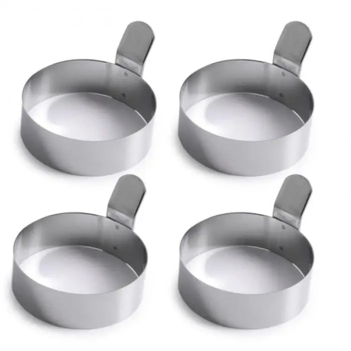Egg Ring Stainless Steel Omelet Cooking Mold Non Stick Pancake Ring Kitchen Cooking Tool LE66