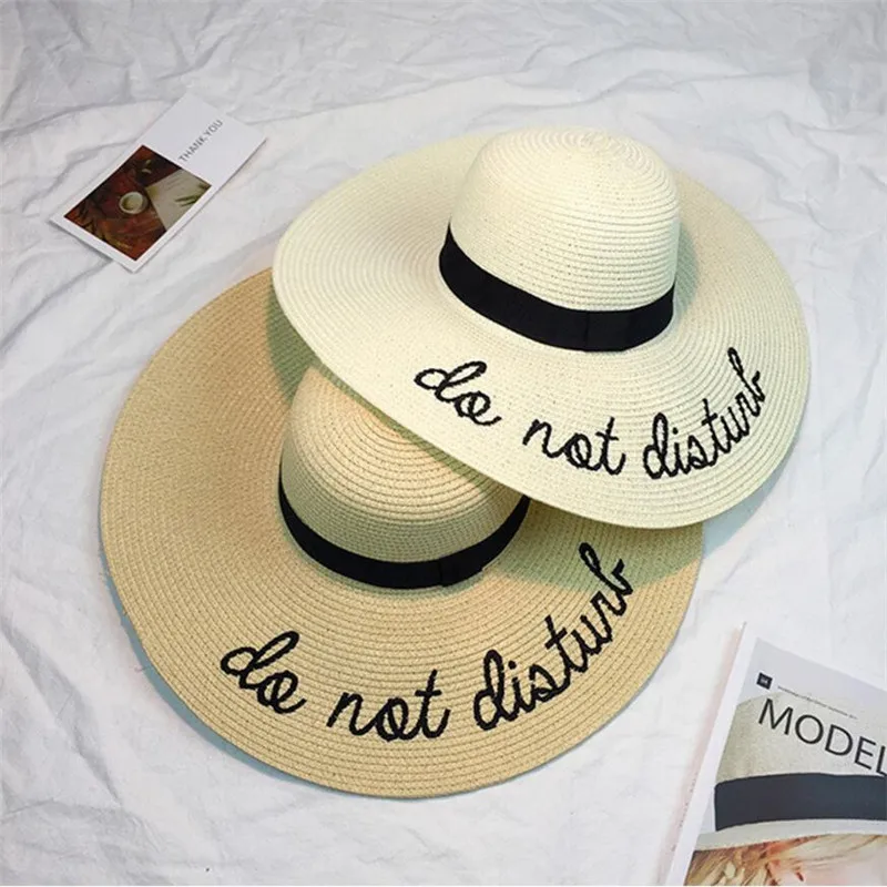 Шляпа от солнца с вышивкой и широкими полями для женщин|sun hat|straw sun hatwide brim hat |
