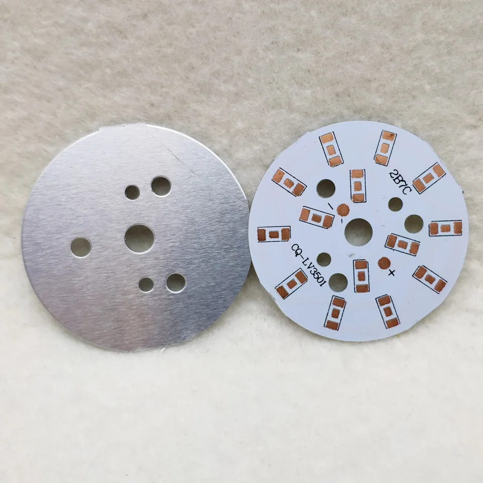 5/7W 50mm LED PCB без SMD570 установленная алюминиевая пластина лампы 3/5/7/9/12/15/18/24/30/36W