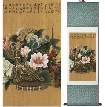 

Flowers painting Chinese traditional art painting home decoration paintings No.32206