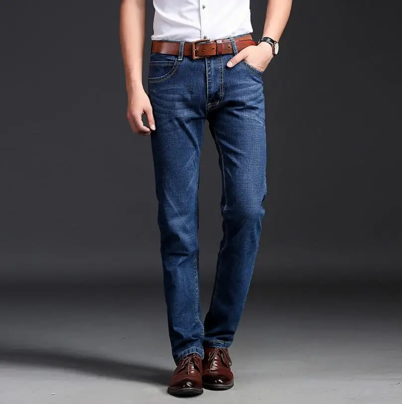 elastic jeans for men