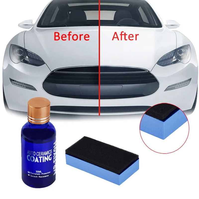 Жидкое керамическое покрытие для автомобиля, защитное стекло, покрытие против царапин, супер гидрофобное покрытие для автомобиля и мотоцикла