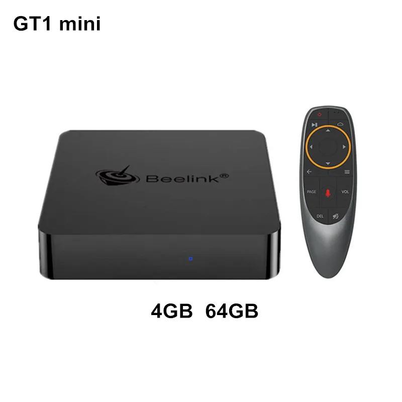 Beelink GT1 мини GTmini Смарт ТВ приставка Android 8,1 Amlogic S905X2 голосовой пульт приставка 4K 1000M Bluetooth медиаплеер - Цвет: GT1 mini 4GB 64GB