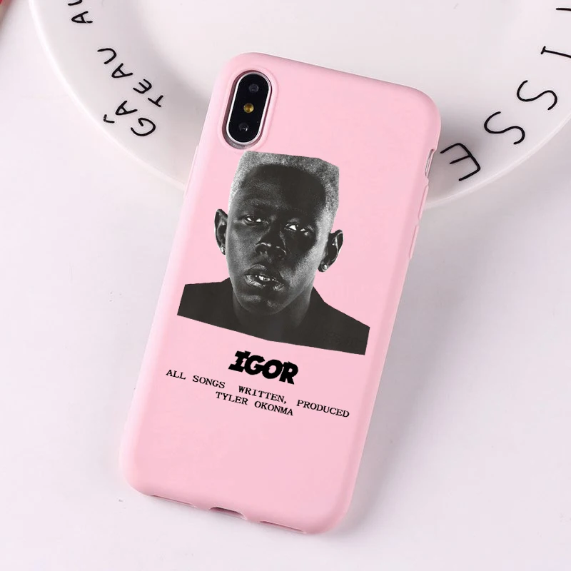 Для Iphone Golf Tyler the creator igor album Розовый цвет мягкий чехол для iPhone 11 Pro MAX Xs 8 7 6S Plus XS XR 5S силиконовый чехол