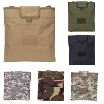 

New Protable Military Molle Utility Hunting Rifle Pouch Ammo Pouch Tactical Gun Magazine Dump Drop Reloader Pouch Bag