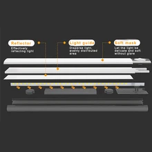 Светодиодный датчик движения ночник USB Перезаряжаемый для шкафа кухни коридора LO88