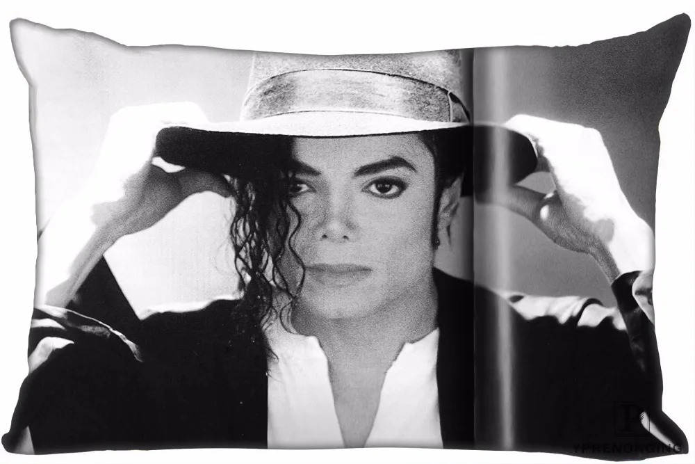

Custom Michael Jackson Pillow Covers Cases Rectangle Pillowcases zipper 35x45cm (One Side Print)180516-sina-17