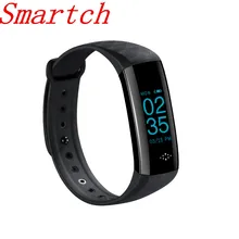 Smartch M2S браслеты Пульс монитор Браслет Шагомер фитнес-часы Вибрационный будильник Smart группа крови Давление часы FO