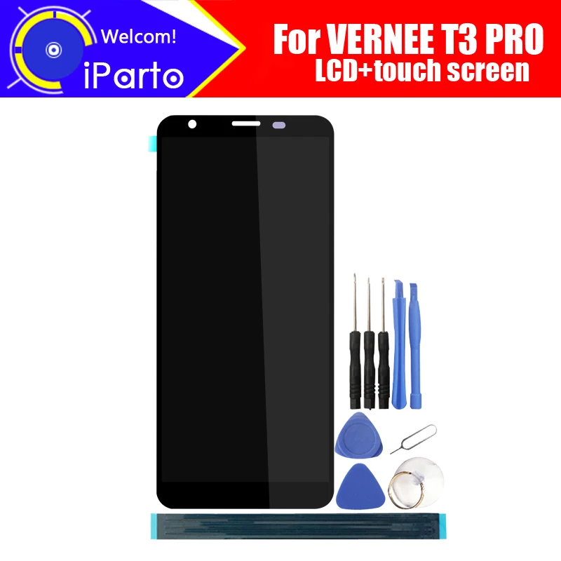 5 дюймовый ЖК дисплей VERNEE T3 PRO + кодирующий преобразователь сенсорного экрана в