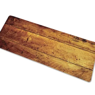 LYN& GY, ретро коврик для кухни с деревянным узором, мягкий фланелевый Противоскользящий коврик для кухни, длинный коврик для входа в прихожую, Felpudo - Цвет: L