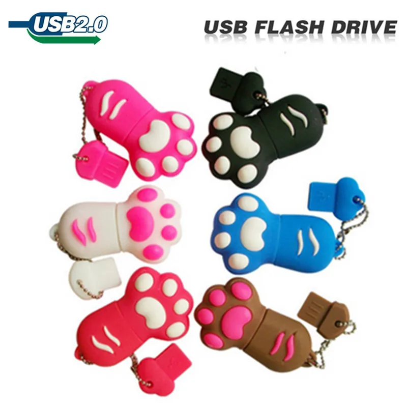 Usb флеш накопитель 4 ГБ 8 16 32 Кошачий коготь usb флешка подарок u диск карта памяти