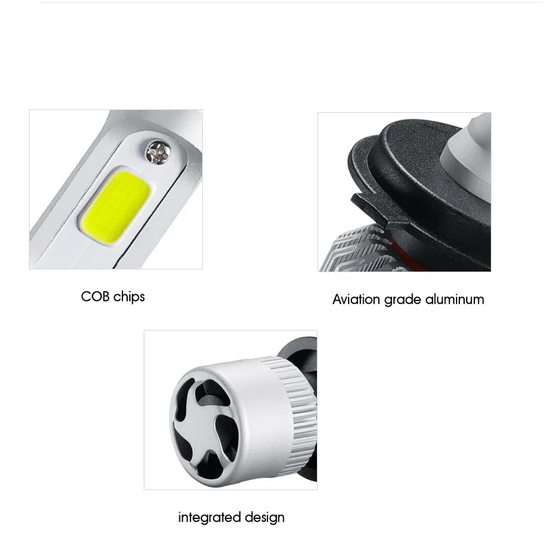 12V 24V Car Headlight H4 LED H7 H1 H3 H11 H13 H27 HB3 HB4 9004 6500K|Передние LED-фары для авто| |