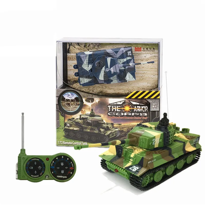 14CH rc Танк красочный 1: 72 имитация мини боевой танк на радиоуправлении форта