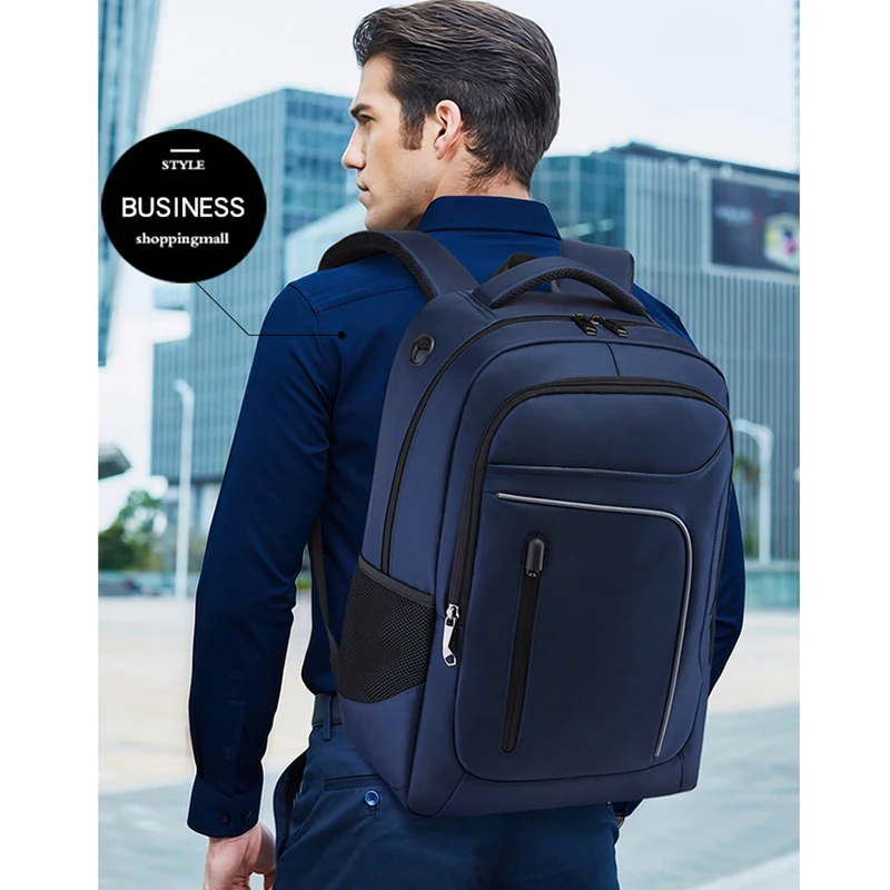 

Men USB Charging Backpack 17 inch Laptop Backpack Teenager School Bag Anti theft Large Capacity Travel Backpack Male Mochila