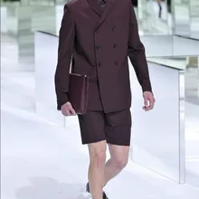 S-xxxl весенний и летний костюм двубортные показать модели западный мужской тонкий длинный рукав костюм куртка плюс размер