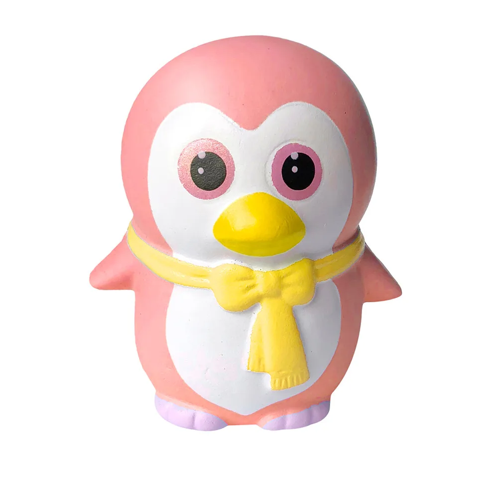 Oyuncak Squishies восхитительный Пингвин медленно поднимающийся крем сжимающий ароматизированные игрушки для снятия стресса мягкий антистресс дропшиппинг# A20 - Цвет: Pink