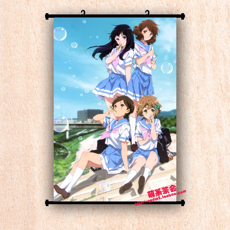 Аниме Декоративные Фотографии Hibike! Euphonium Oumae Kumiko & Katou Hazuki Kawashima Safaia домашний Декор