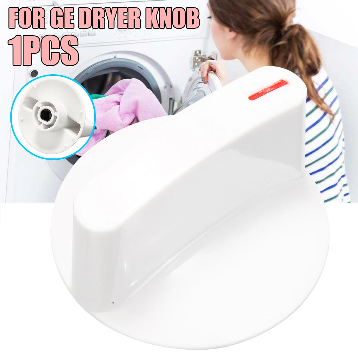 Washer Dryer Selector Knob Clip Dryer Timer Control Knob Assembly Part Fits For Washing Machine Accessories