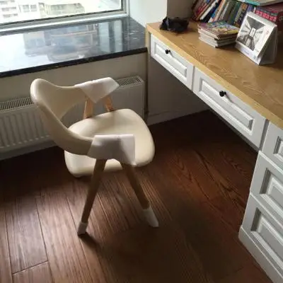 Настоящий деревянный обеденный стул мягкая сумка креативный тканевый художественный Одноместный стул компьютерный стул небольшой офисный стул Северный стул специальное предложение - Цвет: style 7