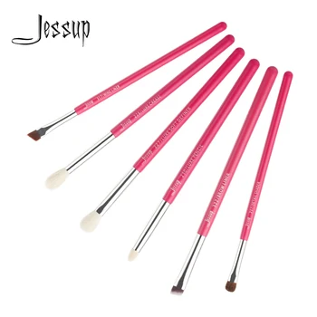 

Jessup Rose-carmin/Silver Professional Makeup Brushes Set Make up Brush Tools kit Eye Shader Liner T201