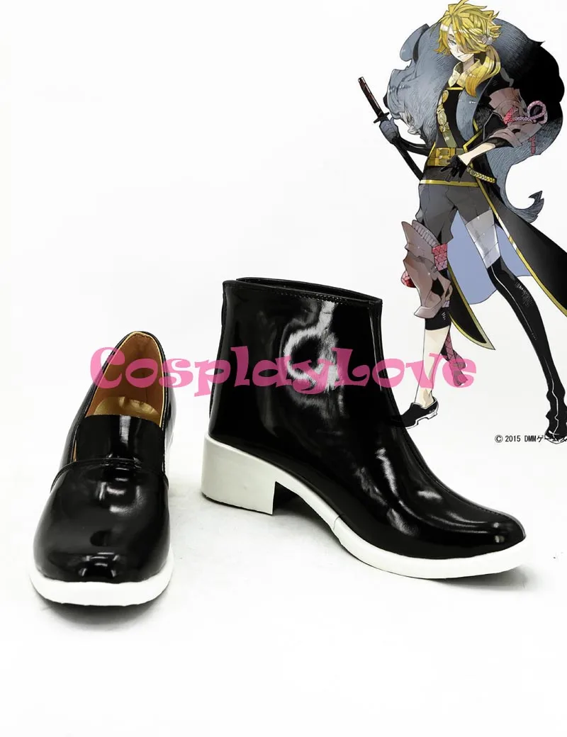 

Custom Made Japanese Game Touken Ranbu Online Shishiou Cosplay Boots Shoes For Halloween Christmas