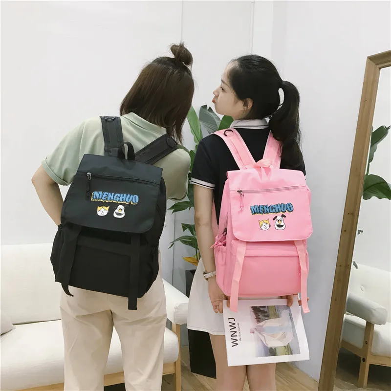 Menghuo Waterproof Nylon Women Backpacks Female Fashion Rucksack School Backpack for Girls Travel Bag Bolsas Mochilas Sac A Dos (48)