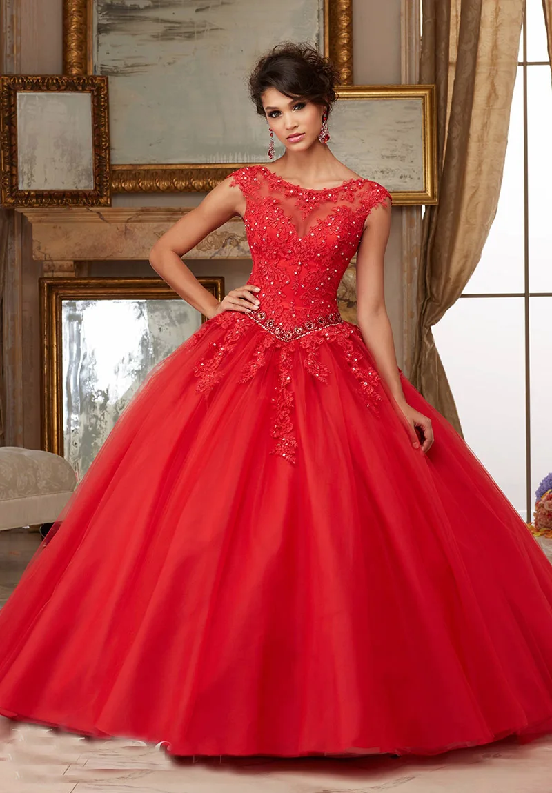 High Quality Red Quinceanera Dresses-Buy Cheap Red Quinceanera ...