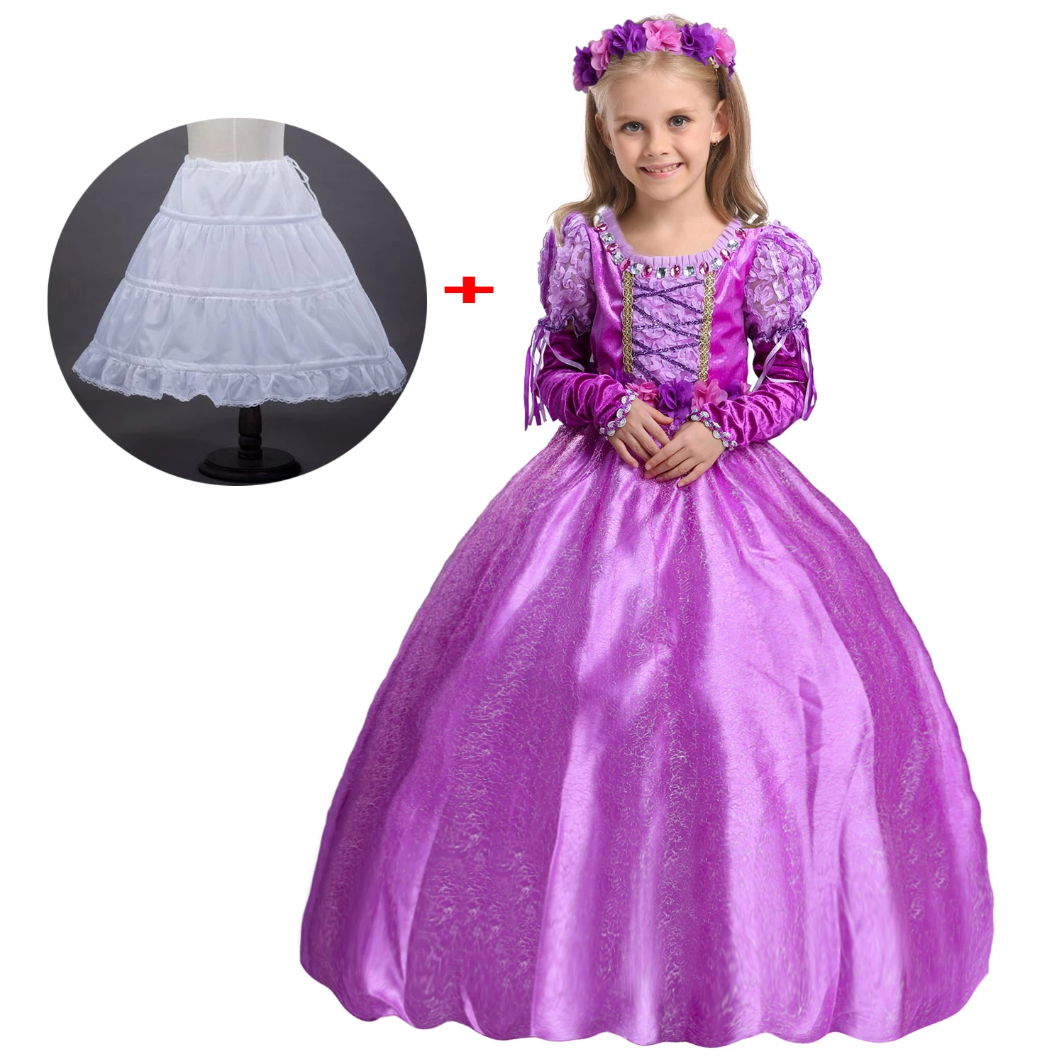 rapunzel ball gown