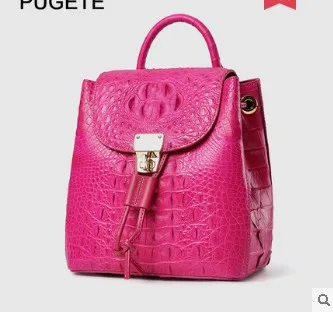 pugete New crocodile backpacks for women's leather backpacks for women's business casual backpacks - Цвет: A5