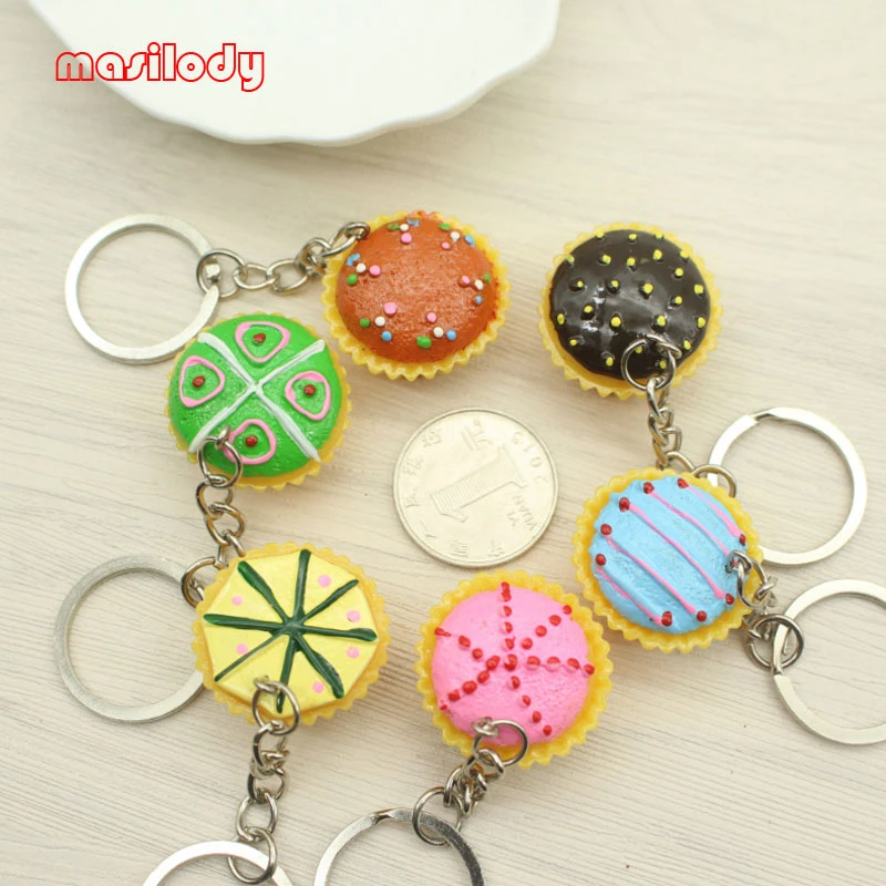 Colorful Cupcake Keychain