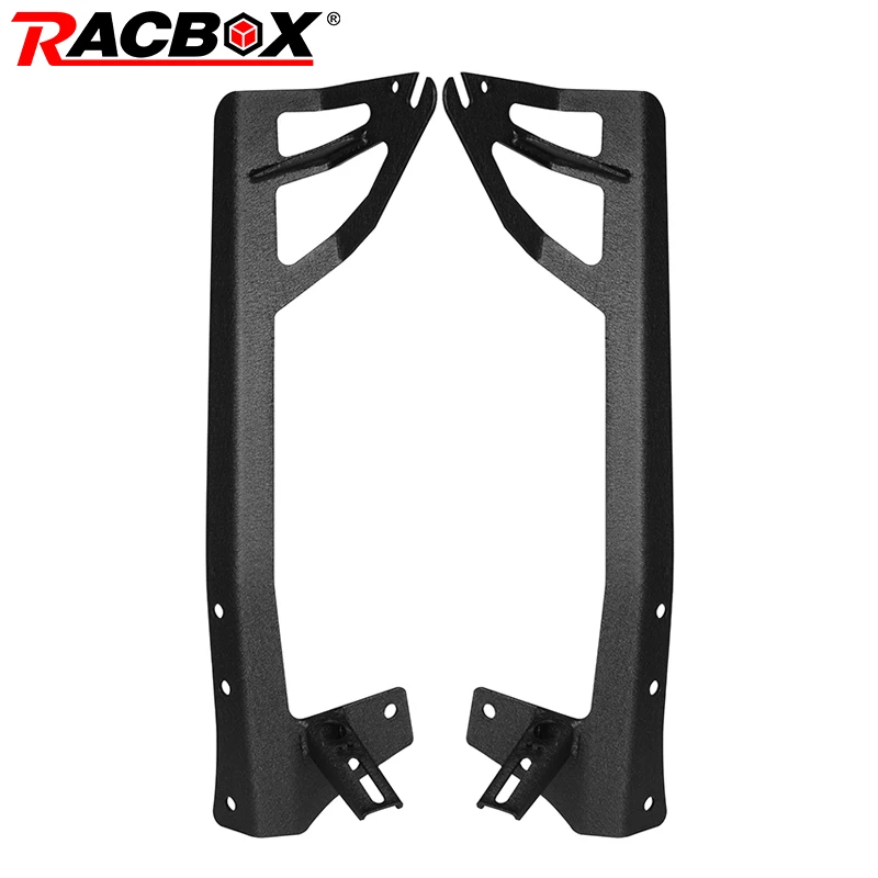 RACBOX For 300W 52'' LED Light Bar 4 inch LED Work Lamp Hold Mounts Windshield Mounting Brackets for Jeep Wrangler JK 2007-2015 RACBOX For 300W 52'' LED Light Bar 4 inch LED Work Lamp Hold Mounts Windshield Mounting Brackets for Jeep Wrangler JK 2007-2015