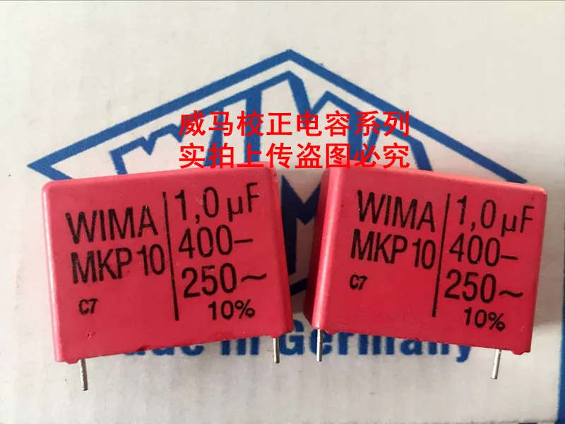 

2019 hot sale 10pcs/20pcs Authentic hot Germany WIMA MKP10 400V 1.0UF 105 P: 27.5mm spot Audio capacitor free shipping