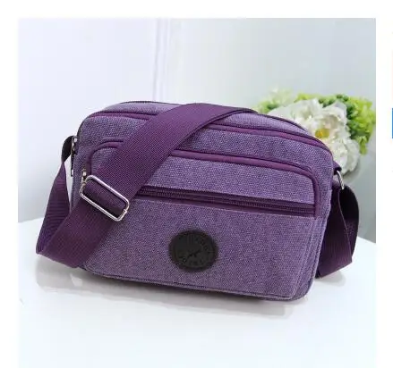 

Fashion New Shopping Casual Flap Handbags!Hot Solid Women Small Shoulder&Crossbody bags Top Versatile Lady Nylon Zipper Carrier