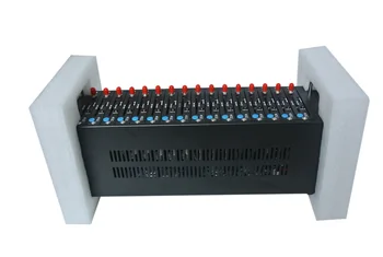 

Factory 16 port modem pool wavecom Q24plus USSD STK mobile recharge