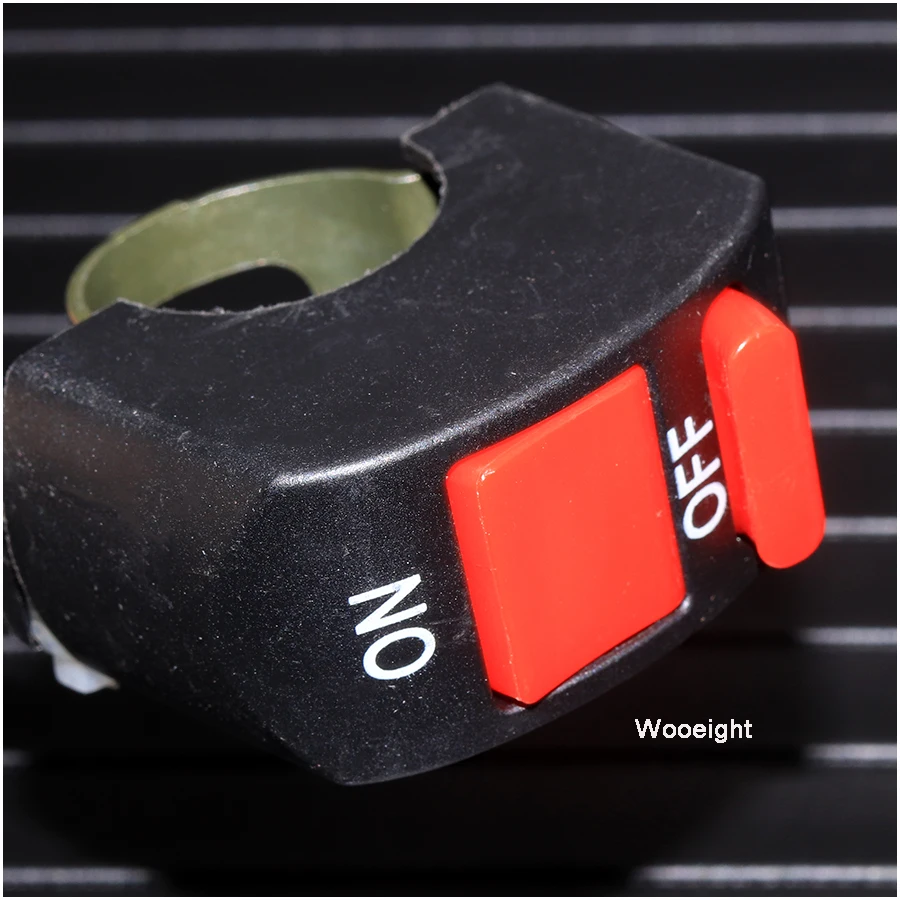 Wooeight Universal 3 Wires Motorcycle Switches ON-OFF Button Connector Moto Light Handlebar Fog Headlight Switch 12V DC  (8)