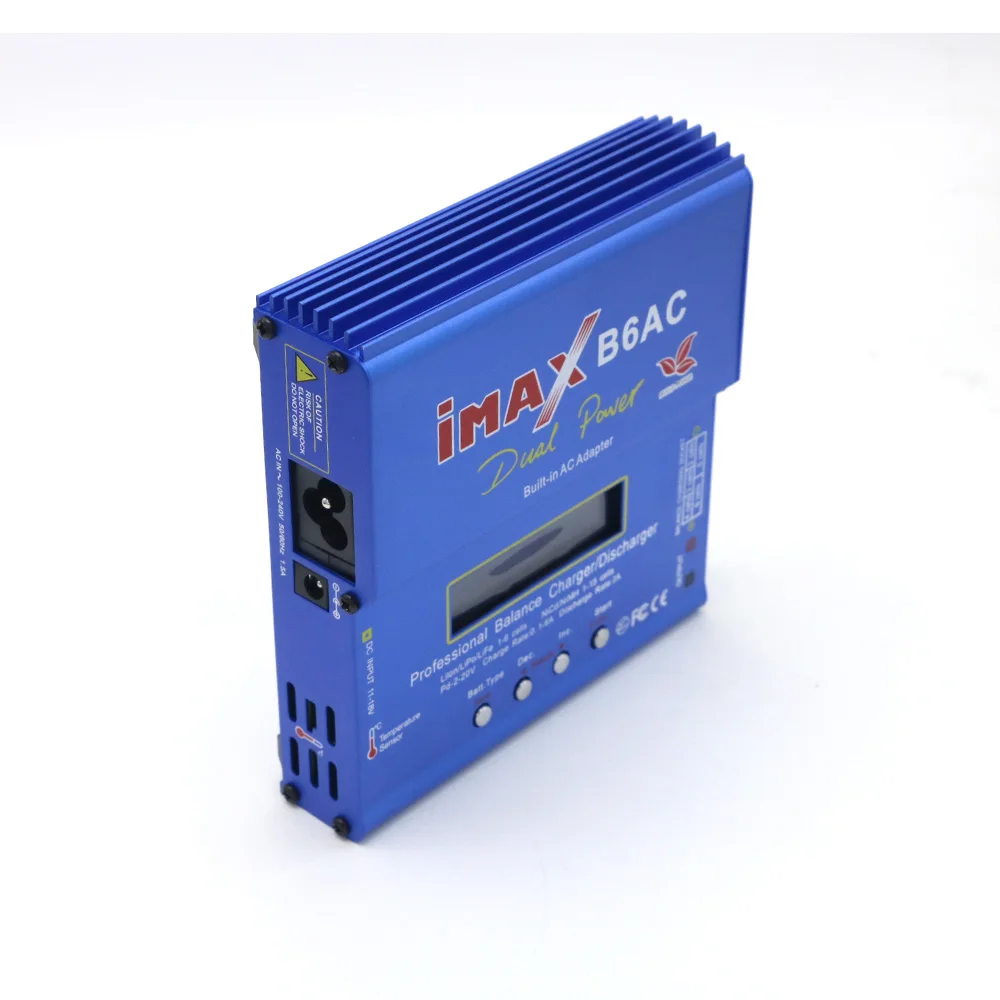 Imax B6 AC RC 충전기 80W B6AC 6A 밸런스 충전기 디지털 LCD 화면 리튬 이온 LiFe Nimh Nicd PB Lipo 배터리 방전기
