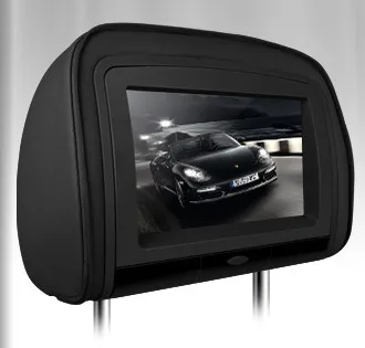 Cheap 2x9" Black Color Car Headrest DVD Player with Buit-in HDMI Port Digital Screen/ IR/ FM Transmitter 4