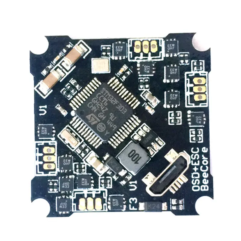 BeeCore F3 V1 Контроллер полета Встроенный OSD интегрированный 5A Blheli_S DSHOT600 бесщеточный ESC для RC камеры Дрон FPV