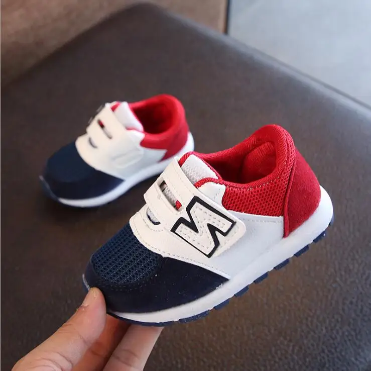

Brand Spring Autumn Boys Girls Fashion Sneakers Baby Toddler Kids Mesh Trainers Children School Sport Shoes