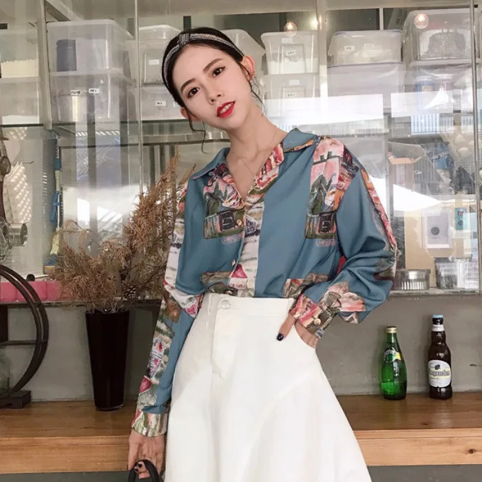 

Cheap wholesale 2019 new Spring Summer Autumn Hot selling women's fashion casual ladies work Shirts MW258