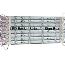 200 шт/лот 24 В 7,2 Вт Nichia подсветка светодиодная лента жесткая световая промышленность светодиодный световой бар модуль для световых коробок вывеска