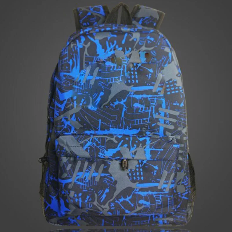 Крутой ночной рюкзак с отражающими вставками школьные ранцы для мальчиков и девочек школьные ранцы с принтом школьный рюкзак - Цвет: NO.5