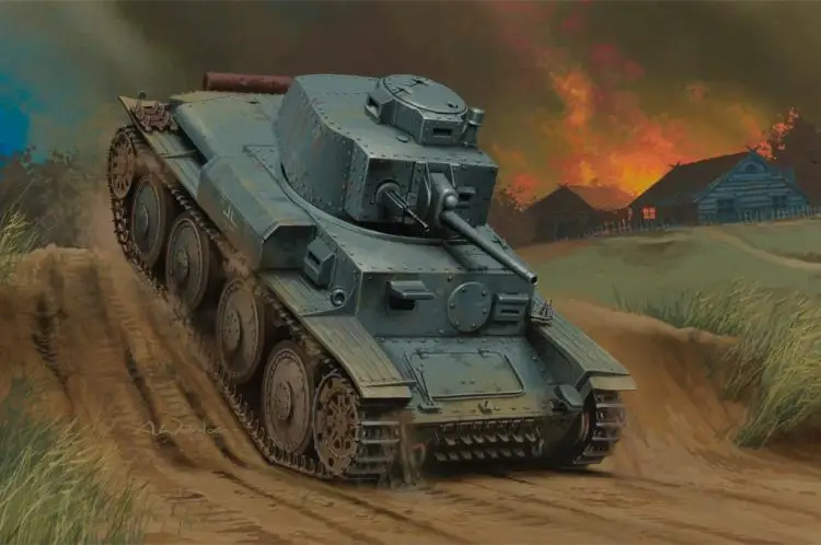 

Модель HobbyBoss 80137 1/35 немецкий Panzer Kpfw.38(t) Ausf.G
