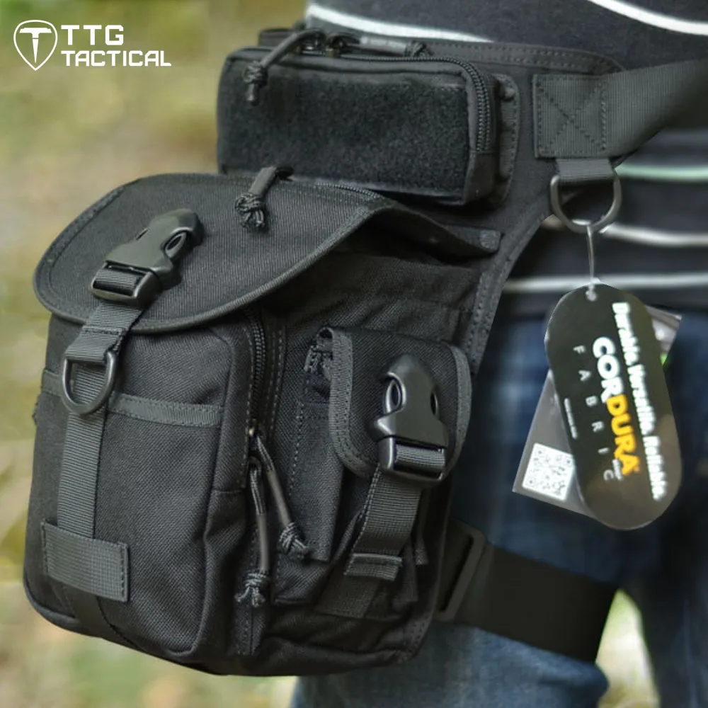 TTGTACTICAL CORDURA NYLON 1000D Multifunctional Military Leg Bags