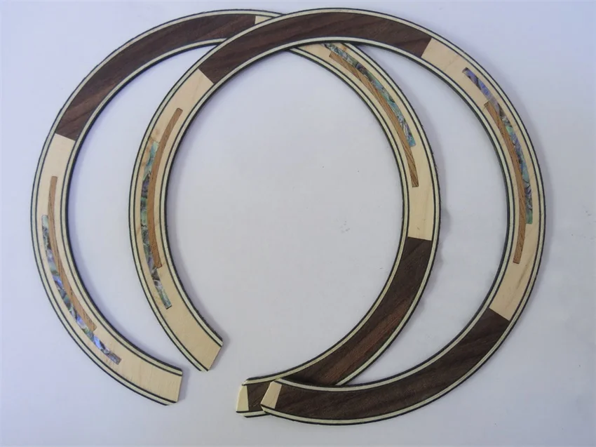 

2PCS NEW ACOUSTIC GUITAR WOOD INLAY ROSETTE B-135