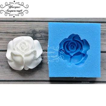

Yueyue Sugarcraft Newest Rose silicone mold fondant mold cake decorating tools chocolate gumpaste mold