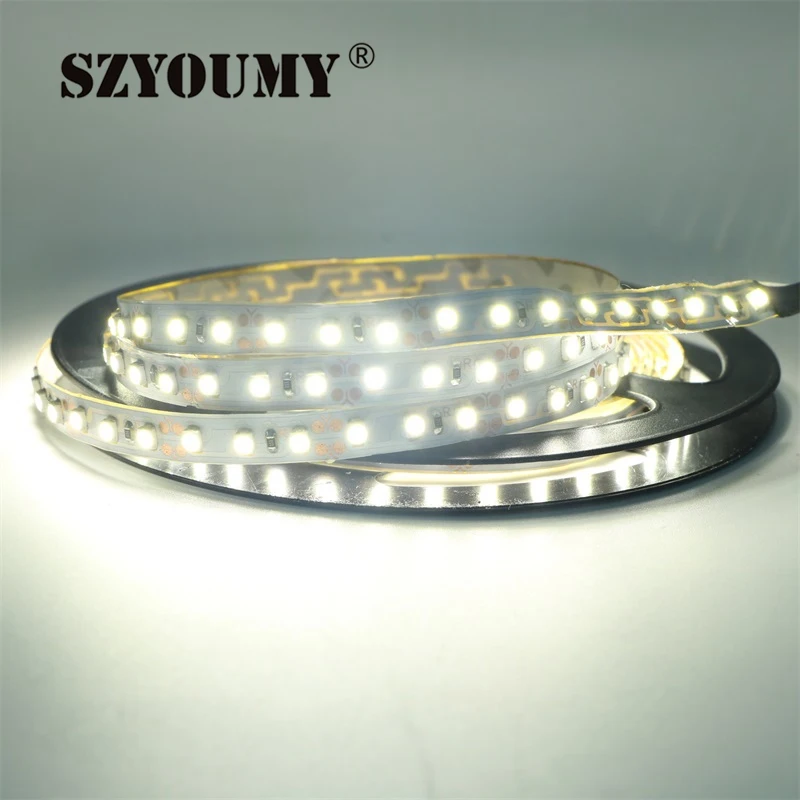 SZYOUMY 12 V 5 m 16.4ft 600 светодиодов 120led/m 8 мм ширина 2835 SMD гибкая не Водонепроницаемая светодиодная лента свет 500 метров